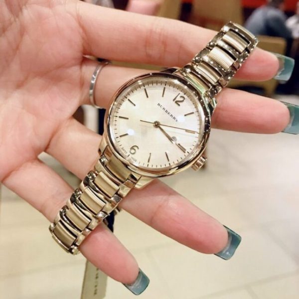 Montre femme Burberry réf. BU10109, boîtier 32 mm, acier inoxydable, verre minéral – deuxième vue
