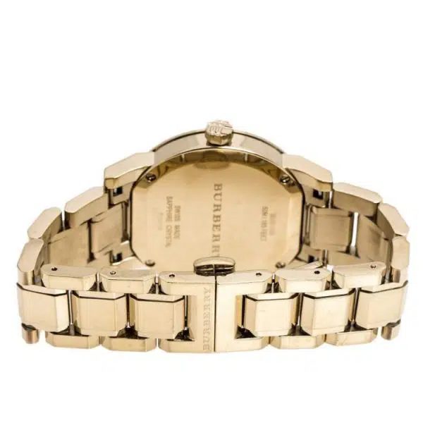 Montre femme Burberry The City Heritage réf. BU9103, mouvement quartz, boîtier 34 mm, acier inoxydable – deuxième vue