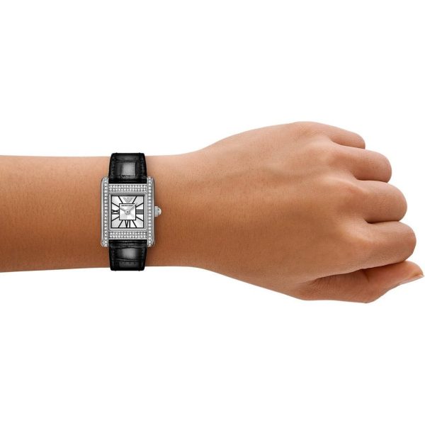 Montre femme Emporio Armani réf. AR11660, mouvement quartz, boîtier 20 mm, cuir, étanche 50 m – troisième vue