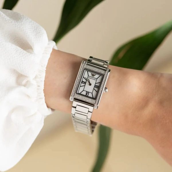 Montre femme Emporio Armani réf. AR11625, mouvement quartz, boîtier 22 mm, acier inoxydable – deuxième vue