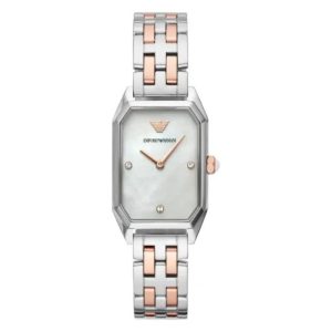 Montre femme Emporio Armani 24 mm réf. AR11146, bracelet acier, mouvement quartz – vue de face | Horlova Maroc