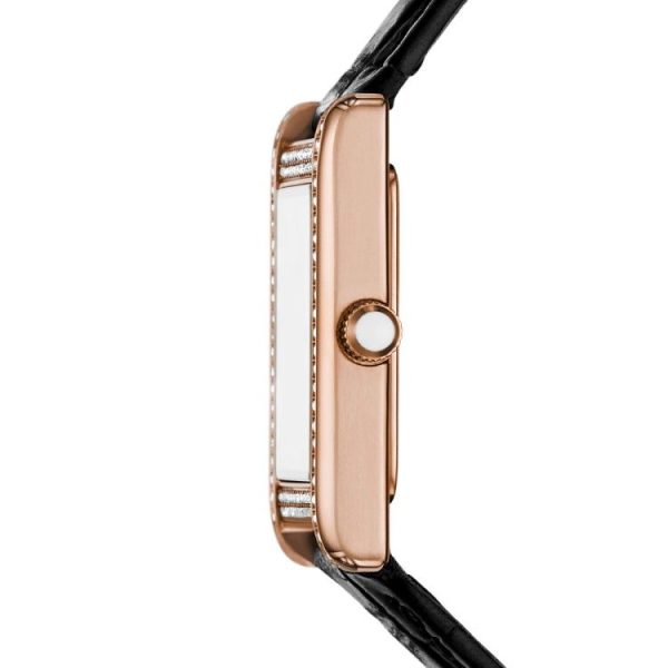 Montre femme Emporio Armani réf. AR11624, mouvement quartz, boîtier 24 mm, cuir, étanche 50 m – troisième vue