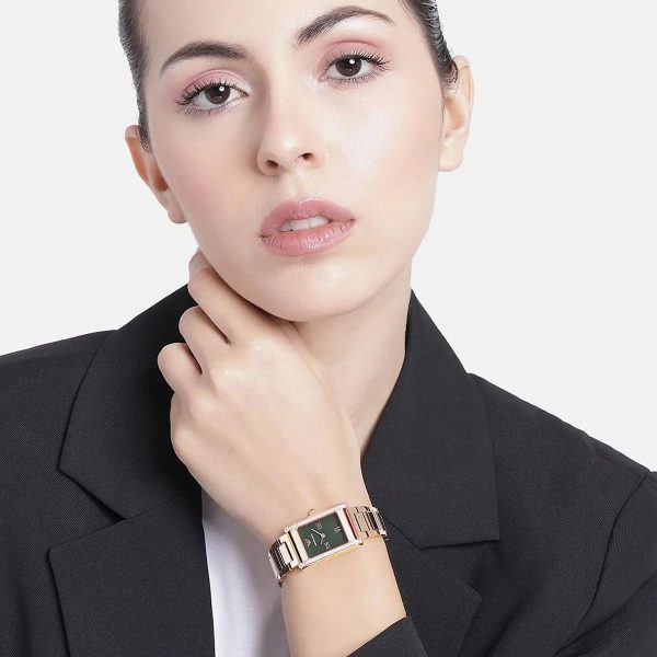 Montre femme Emporio Armani réf. AR11641, mouvement quartz, boîtier 24 mm, acier inoxydable, étanche 50 m – vue principale, Horlova Maroc