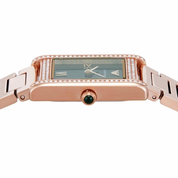 Montre femme Emporio Armani réf. AR11641, mouvement quartz, boîtier 24 mm, acier inoxydable, étanche 50 m – troisième vue