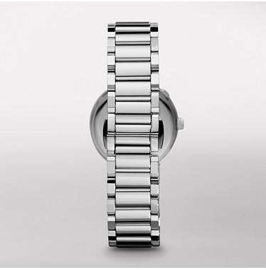 Montre femme Emporio Armani réf. AR0746, mouvement quartz, boîtier 28 mm, acier inoxydable – quatrième vue