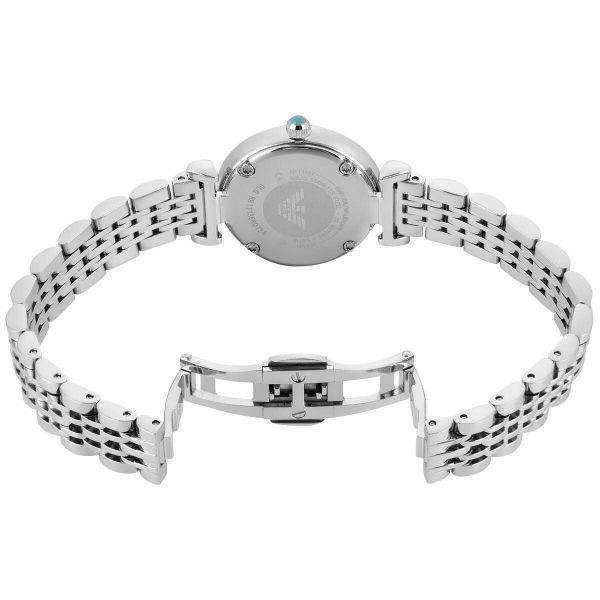 Montre femme Emporio Armani réf. AR11667, mouvement quartz, boîtier 28 mm, acier inoxydable, étanche 30 m – troisième vue