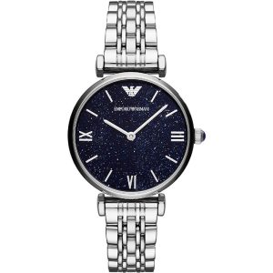 Montre femme Emporio Armani réf. AR11091, mouvement quartz, boîtier 32 mm, acier inoxydable, étanche 30 m – vue principale, Horlova Maroc