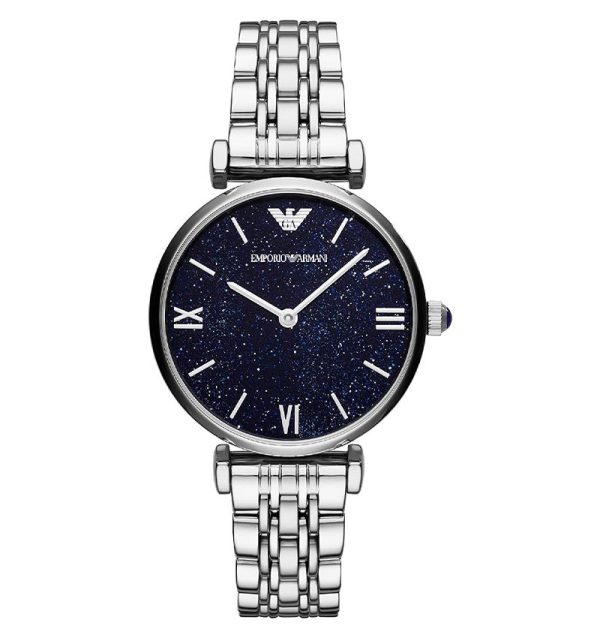 Montre femme Emporio Armani réf. AR11091, mouvement quartz, boîtier 32 mm, acier inoxydable, étanche 30 m – vue principale, Horlova Maroc