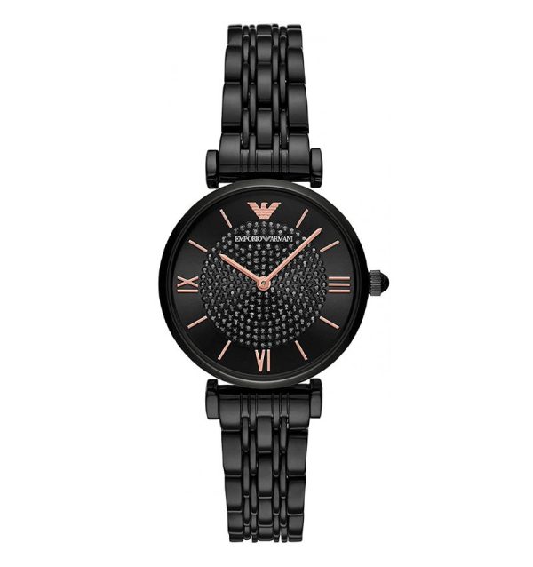 Montre femme Emporio Armani réf. AR11245, mouvement quartz, boîtier 32 mm, acier inoxydable, étanche 30 m – vue principale, Horlova Maroc