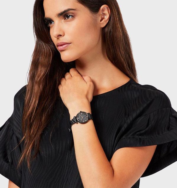 Montre femme Emporio Armani réf. AR11245, mouvement quartz, boîtier 32 mm, acier inoxydable, étanche 30 m – deuxième vue