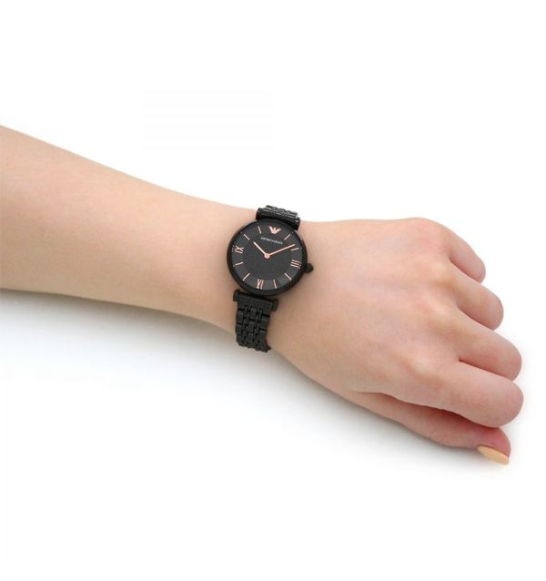 Montre femme Emporio Armani réf. AR11245, mouvement quartz, boîtier 32 mm, acier inoxydable, étanche 30 m – quatrième vue