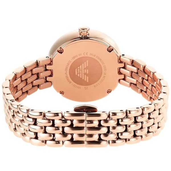 Montre femme Emporio Armani réf. AR11462, mouvement quartz, boîtier 32 mm, acier inoxydable, étanche 30 m – quatrième vue