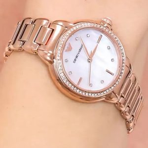 Montre femme Emporio Armani réf. AR11523, mouvement quartz, boîtier 32 mm, acier inoxydable – deuxième vue