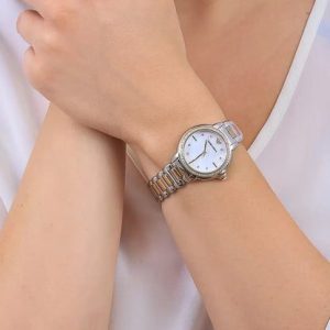 Montre femme Emporio Armani réf. AR11569, mouvement quartz, boîtier 32 mm, acier inoxydable – vue principale, Horlova Maroc