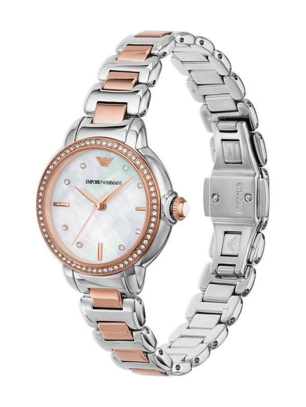 Montre femme Emporio Armani réf. AR11569, mouvement quartz, boîtier 32 mm, acier inoxydable – deuxième vue