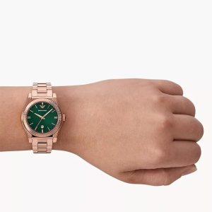 Montre femme Emporio Armani réf. AR11639, mouvement quartz, boîtier 32 mm, acier inoxydable – vue principale, Horlova Maroc