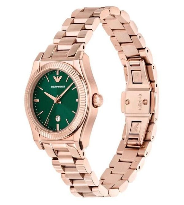 Montre femme Emporio Armani réf. AR11639, mouvement quartz, boîtier 32 mm, acier inoxydable – deuxième vue