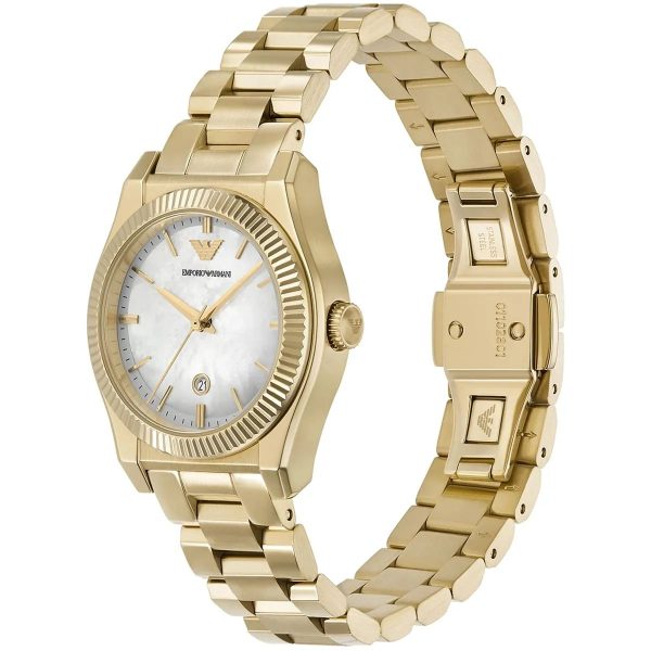 Montre femme Emporio Armani réf. AR11657, mouvement quartz, boîtier 32 mm, acier inoxydable – quatrième vue