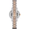 Montre femme Emporio Armani 32 mm réf. AR1992, cadran argenté, bracelet acier – vue de trois-quarts