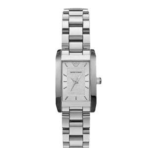 Montre femme Emporio Armani réf. AR0359, bracelet acier, mouvement quartz – vue de face | Horlova Maroc