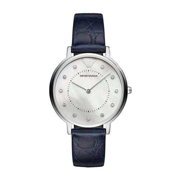Montre femme Emporio Armani réf. AR11095, mouvement quartz, montre-bracelet Emporio Armani – vue de face | Horlova Maroc