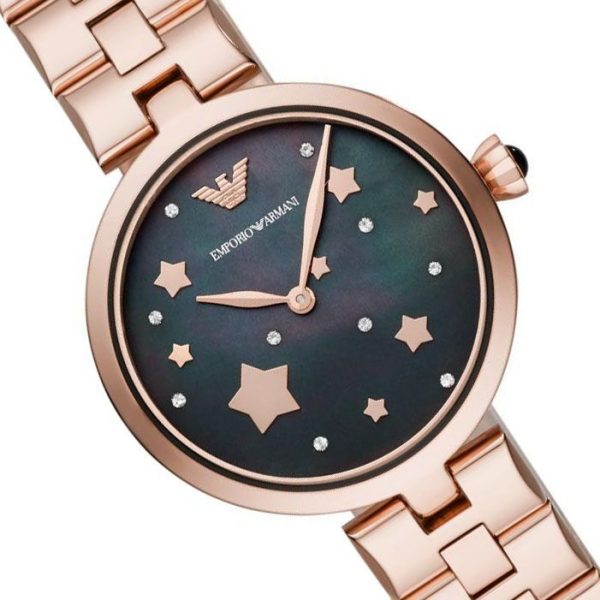 Montre femme Emporio Armani réf. AR11197, mouvement quartz, acier inoxydable – deuxième vue