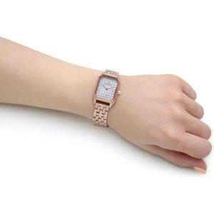 Montre femme Emporio Armani réf. AR11389, mouvement quartz, acier inoxydable – troisième vue