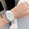 Montre femme Emporio Armani réf. AR1443, acier inoxydable, céramique, verre minéral – deuxième vue