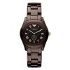 Montre femme Emporio Armani Ceramica réf. AR1448, boîtier 35 mm, céramique, verre minéral – vue principale, Horlova Maroc