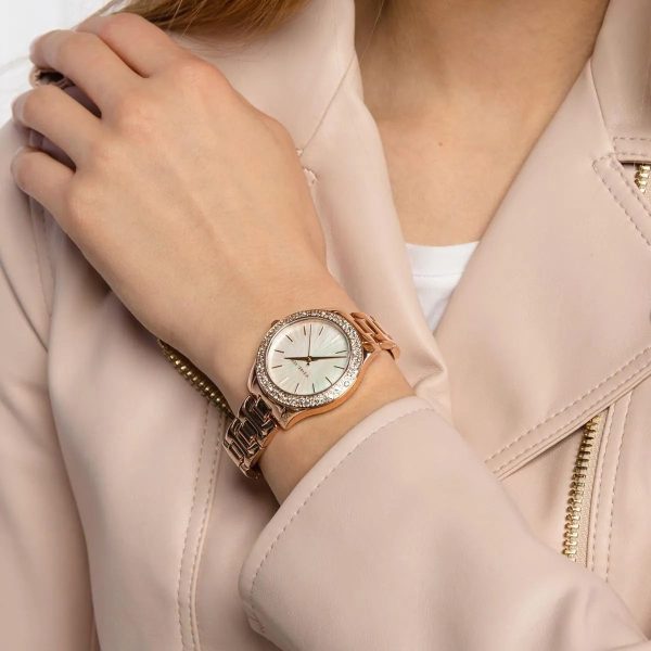 Montre femme Emporio Armani Federica réf. AR11593, mouvement quartz, boîtier 32 mm, acier inoxydable – deuxième vue
