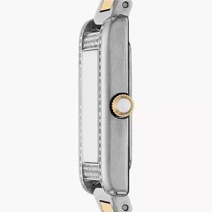 Montre femme Emporio Armani Genni réf. AR11642, mouvement quartz, boîtier 22 mm, acier inoxydable, verre minéral – deuxième vue