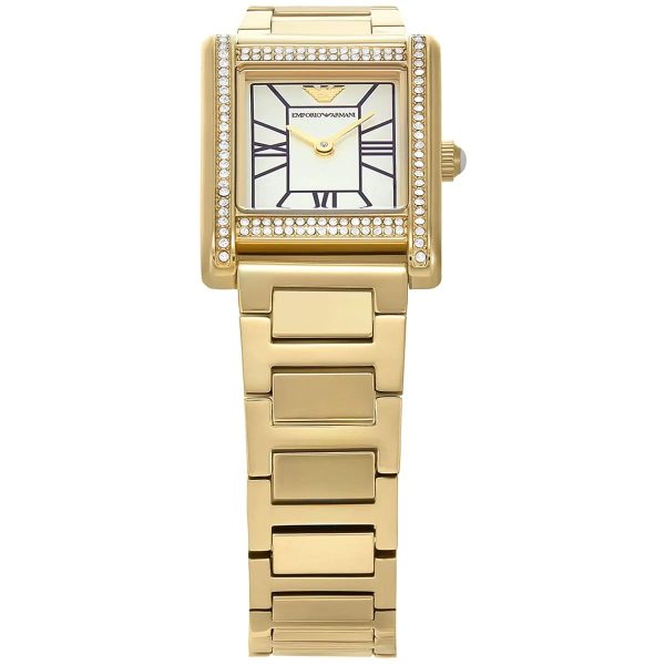 Montre femme Emporio Armani Genni réf. AR11659, mouvement quartz, boîtier 22 mm, acier inoxydable – quatrième vue