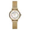 Montre femme Emporio Armani Gianni Bar 32 mm réf. AR11321, cadran nacré, bracelet acier, mouvement quartz – vue de face | Horlova Maroc