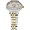 Montre femme Emporio Armani Gianni Bar 32 mm réf. AR11702, cadran beige, bracelet acier – autre angle