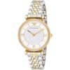 Montre femme Emporio Armani Gianni Bar 32 mm réf. AR8031, cadran blanc, mouvement quartz – autre angle
