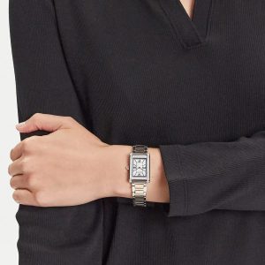 Montre femme Emporio Armani Harmonie réf. AR11626, mouvement quartz, boîtier 22 mm, acier inoxydable – vue principale, Horlova Maroc