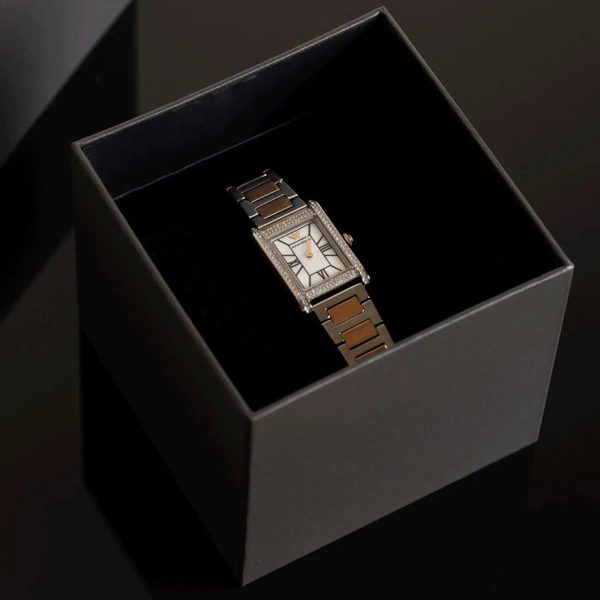 Montre femme Emporio Armani Harmonie réf. AR11626, mouvement quartz, boîtier 22 mm, acier inoxydable – quatrième vue