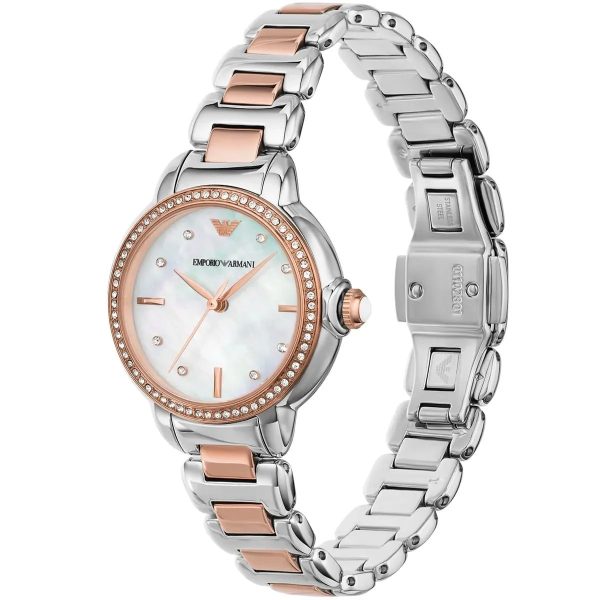 Montre femme Emporio Armani Mia réf. AR11568, mouvement quartz, boîtier 32 mm – vue principale, Horlova Maroc