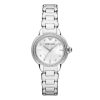 Montre femme Emporio Armani Mia 32 mm réf. AR11596, cadran blanc, bracelet acier, mouvement quartz – vue de face | Horlova Maroc