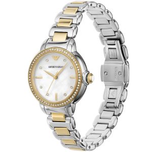 Montre femme Emporio Armani Nacré réf. AR11524, mouvement quartz, boîtier 32 mm, acier inoxydable, verre minéral – deuxième vue