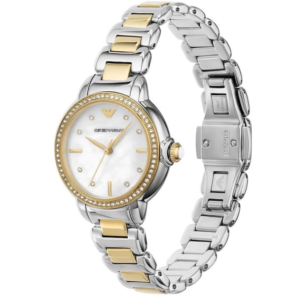 Montre femme Emporio Armani Nacré réf. AR11524, mouvement quartz, boîtier 32 mm, acier inoxydable, verre minéral – deuxième vue