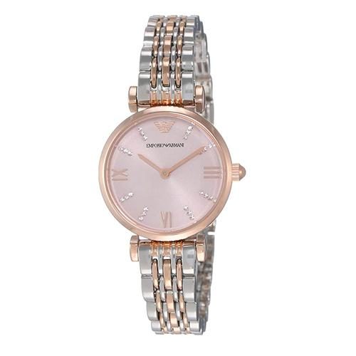 Montre femme Emporio Armani Retro réf. AR11223, mouvement quartz, boîtier 28 mm – vue principale, Horlova Maroc