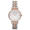 Montre femme Emporio Armani Retro réf. AR1683, mouvement quartz, acier inoxydable – vue principale, Horlova Maroc