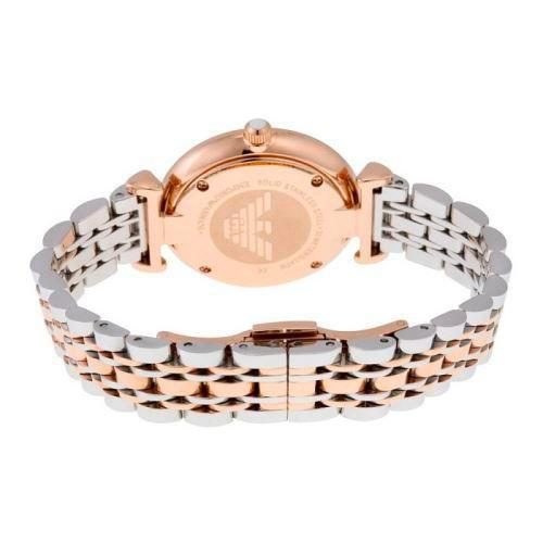 Montre femme Emporio Armani Retro réf. AR1683, mouvement quartz, acier inoxydable – troisième vue