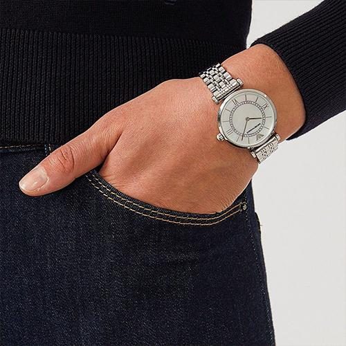 Montre femme Emporio Armani Retro réf. AR1908, mouvement quartz, acier inoxydable – deuxième vue