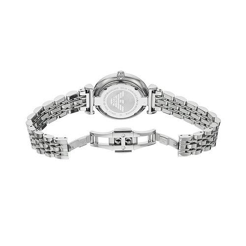 Montre femme Emporio Armani Retro réf. AR1908, mouvement quartz, acier inoxydable – troisième vue