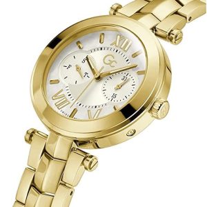 Montre femme Gc réf. Y92002L1MF, chronographe quartz, boîtier 36,5 mm, acier inoxydable, verre minéral – vue principale, Horlova Maroc