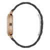 Montre femme Gc 36 mm réf. Y71007L2MF, cadran noir, bracelet céramique – vue de trois-quarts