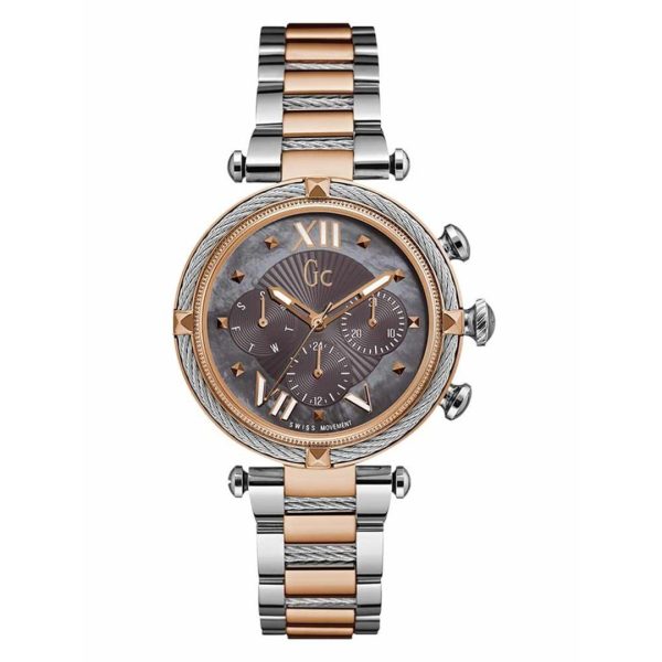 Montre femme Gc Cablechic réf. Y16015L5, mouvement quartz, acier inoxydable, verre saphir – deuxième vue