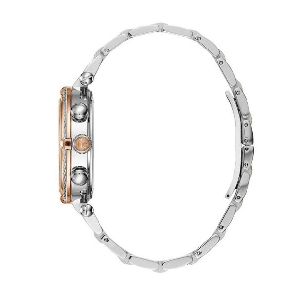 Montre femme Gc Cablechic réf. Y16015L5, mouvement quartz, acier inoxydable, verre saphir – quatrième vue